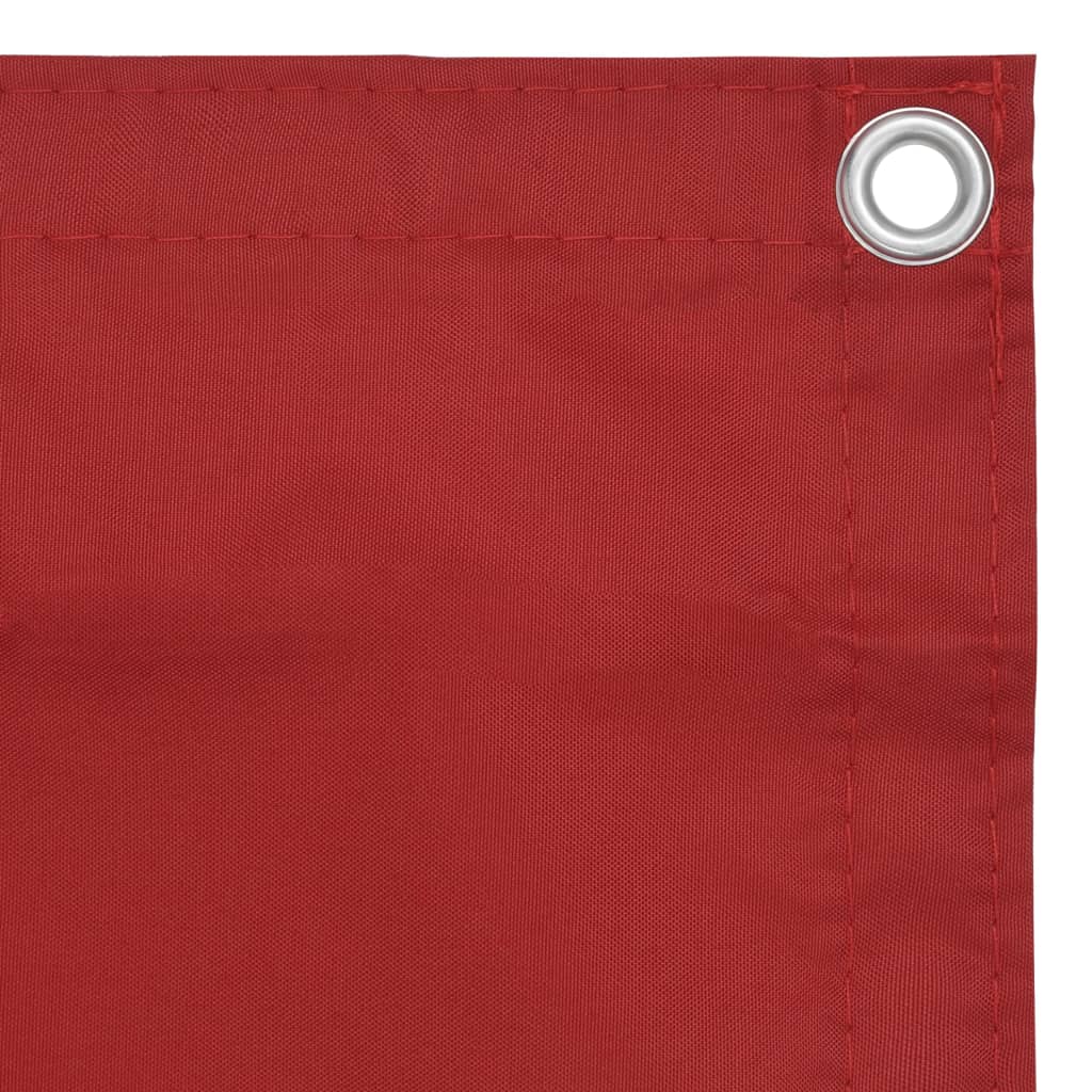 Balcony Screen Red 90x600 cm Oxford Fabric- Outdoor Umbrellas & Sunshades - HomeShopIreland - Home Shop Ireland - Outdoor Umbrellas & Sunshades - Balcony Screen Red 90x600 cm Oxford Fabric