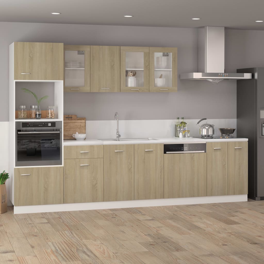 Bottom Cabinet Sonoma Oak 60x46x81.5 cm Chipboard- Kitchen Cabinets - HomeShopIreland - Home Shop Ireland - Kitchen Cabinets - Bottom Cabinet Sonoma Oak 60x46x81.5 cm Chipboard