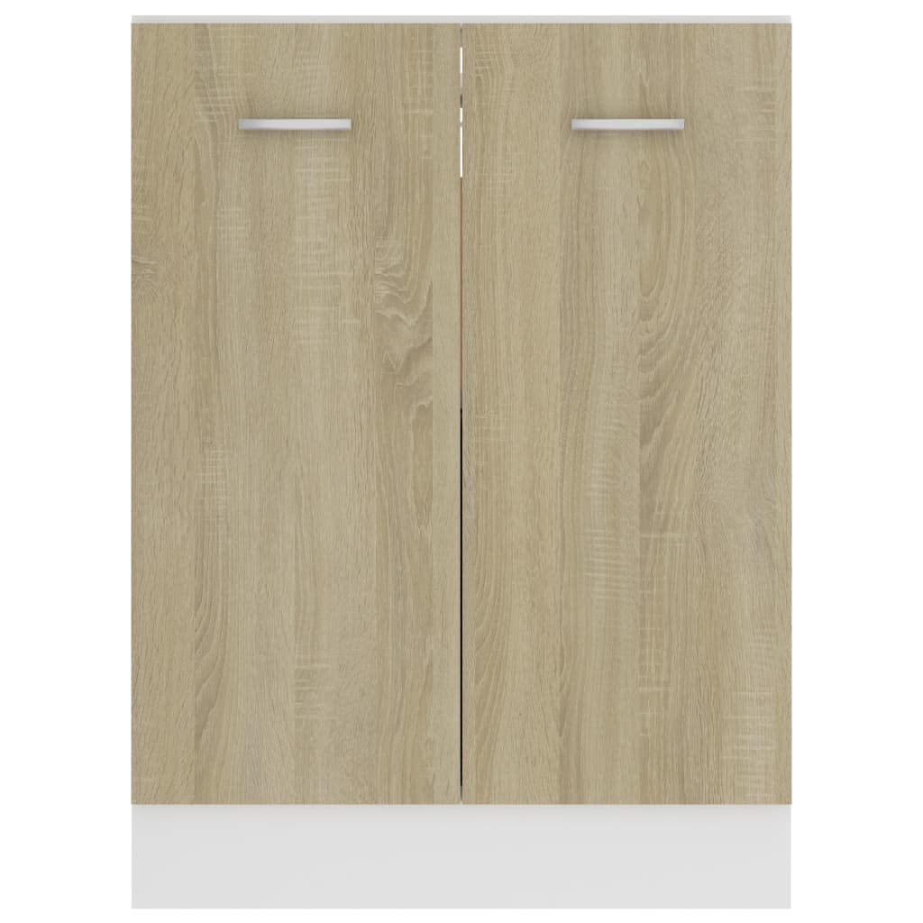 Bottom Cabinet Sonoma Oak 60x46x81.5 cm Chipboard- Kitchen Cabinets - HomeShopIreland - Home Shop Ireland - Kitchen Cabinets - Bottom Cabinet Sonoma Oak 60x46x81.5 cm Chipboard