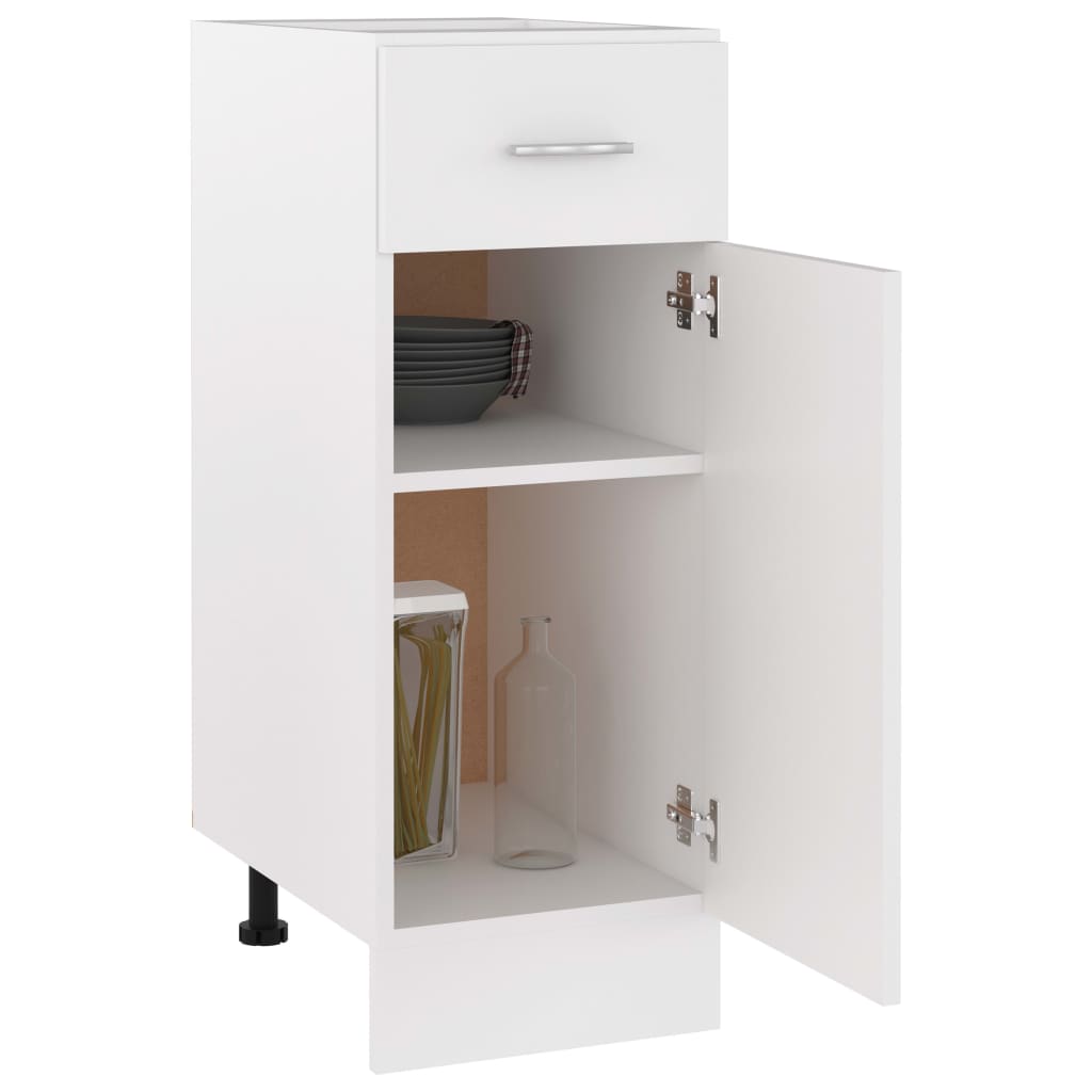 Drawer Bottom Cabinet White 30x46x81.5 cm Chipboard- Kitchen Cabinets - HomeShopIreland - Home Shop Ireland - Kitchen Cabinets - Drawer Bottom Cabinet White 30x46x81.5 cm Chipboard