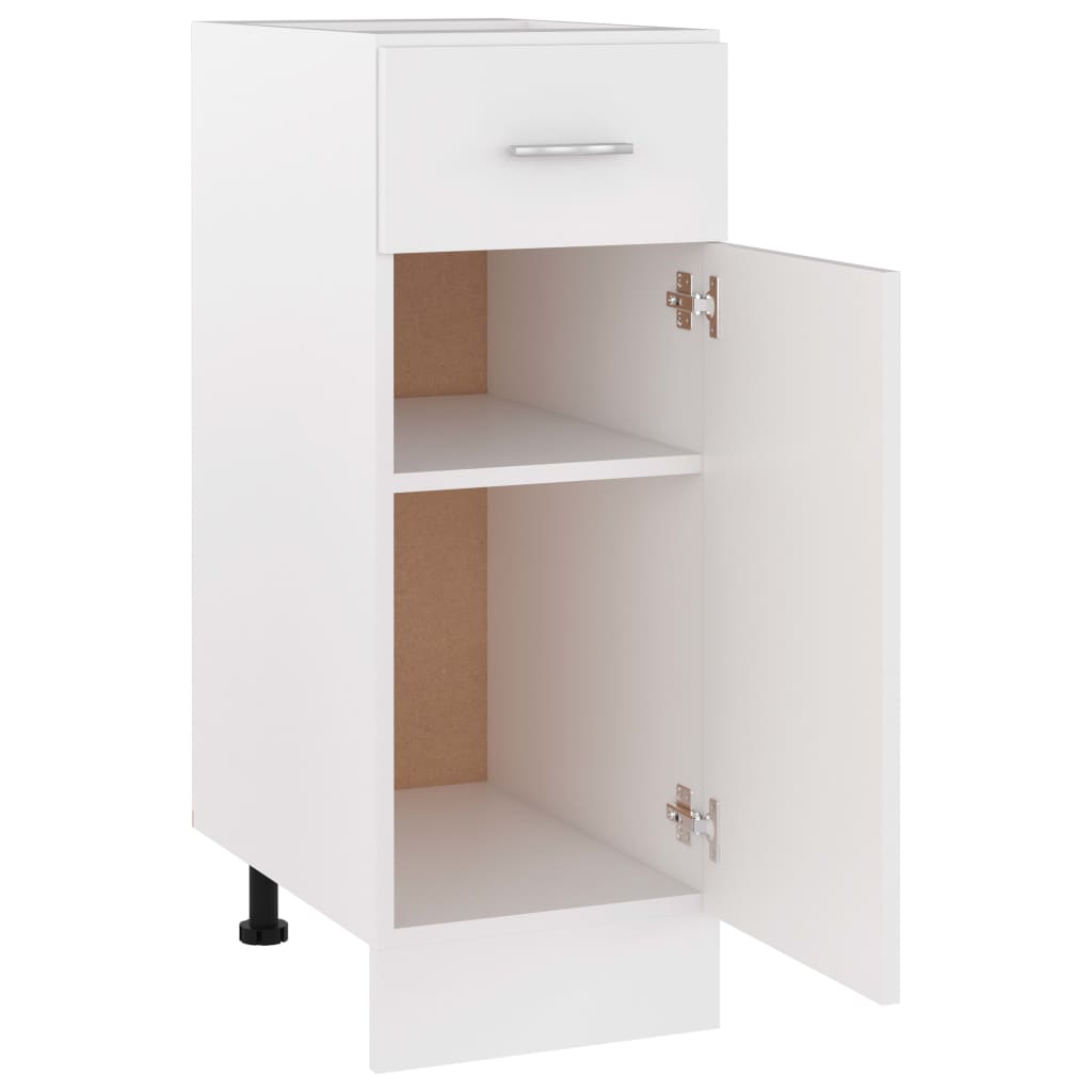 Drawer Bottom Cabinet White 30x46x81.5 cm Chipboard- Kitchen Cabinets - HomeShopIreland - Home Shop Ireland - Kitchen Cabinets - Drawer Bottom Cabinet White 30x46x81.5 cm Chipboard