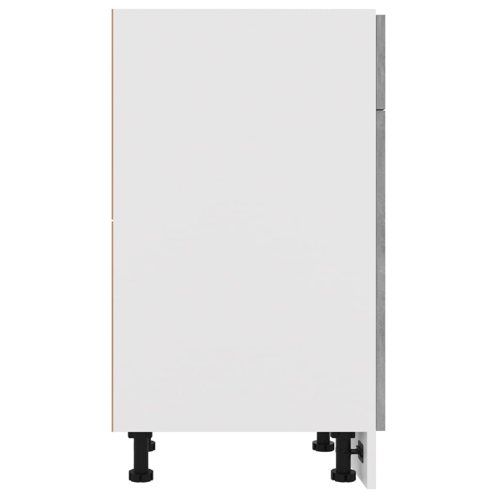 Drawer Bottom Cabinet Concrete Grey 50x46x81.5 cm Chipboard- Kitchen Cabinets - HomeShopIreland - Home Shop Ireland - Kitchen Cabinets - Drawer Bottom Cabinet Concrete Grey 50x46x81.5 cm Chipboard