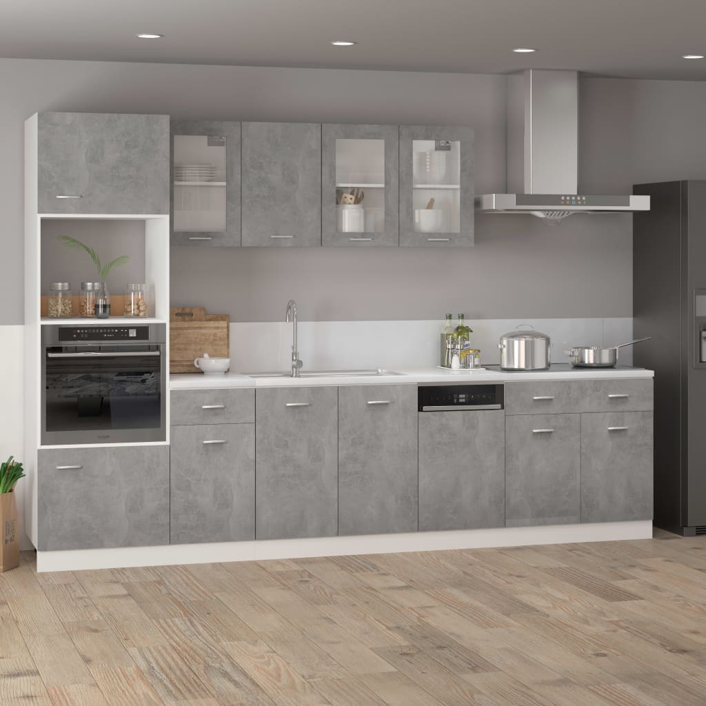 Dishwasher Panel Concrete Grey 45x3x67 cm Chipboard- Kitchen Cabinets - HomeShopIreland - Home Shop Ireland - Kitchen Cabinets - Dishwasher Panel Concrete Grey 45x3x67 cm Chipboard