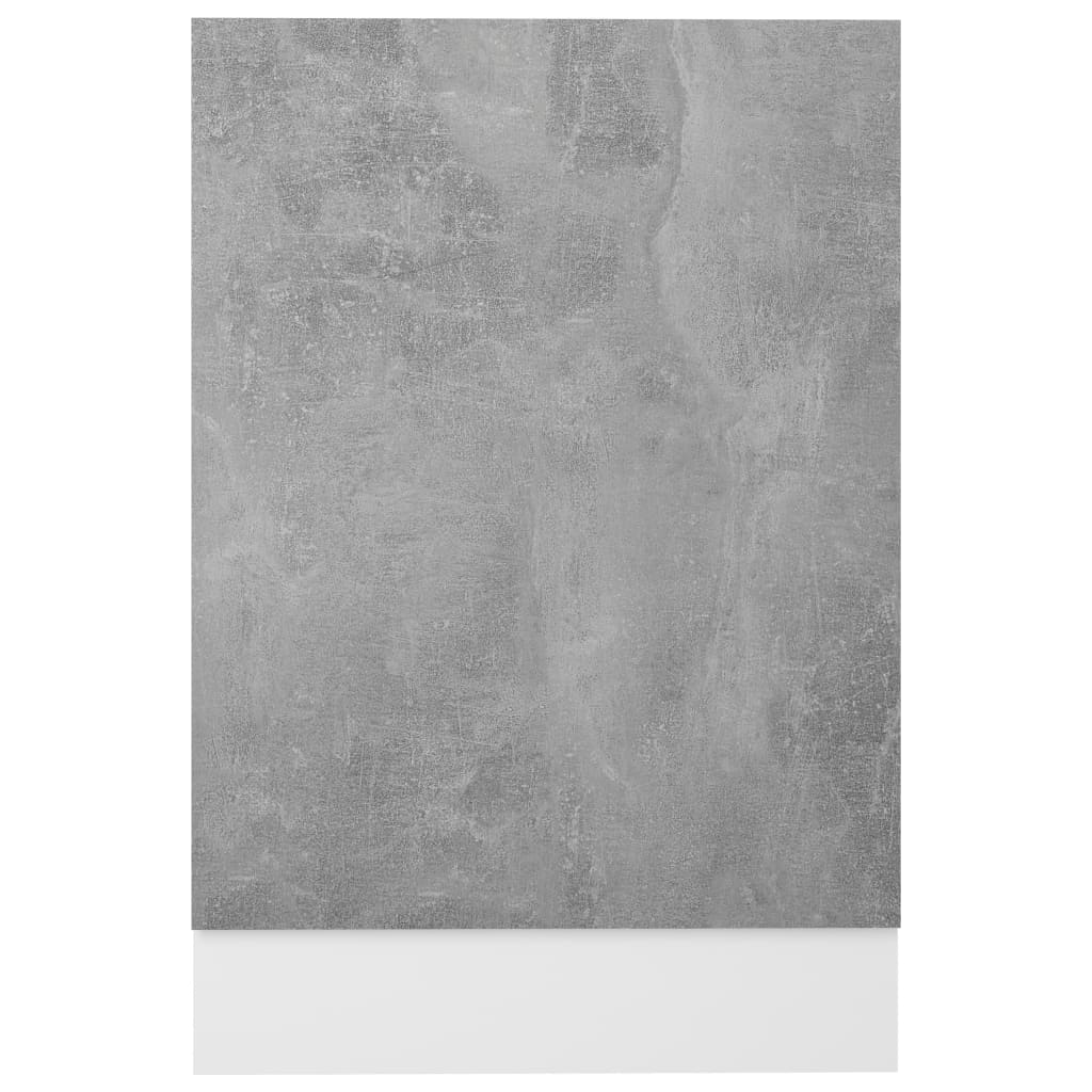 Dishwasher Panel Concrete Grey 45x3x67 cm Chipboard- Kitchen Cabinets - HomeShopIreland - Home Shop Ireland - Kitchen Cabinets - Dishwasher Panel Concrete Grey 45x3x67 cm Chipboard
