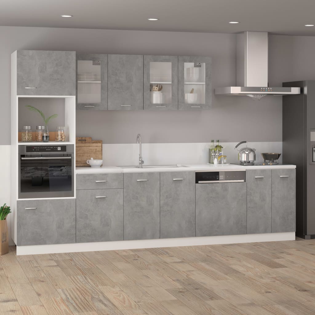 Dishwasher Panel Concrete Grey 59.5x3x67 cm Chipboard- Kitchen Cabinets - HomeShopIreland - Home Shop Ireland - Kitchen Cabinets - Dishwasher Panel Concrete Grey 59.5x3x67 cm Chipboard