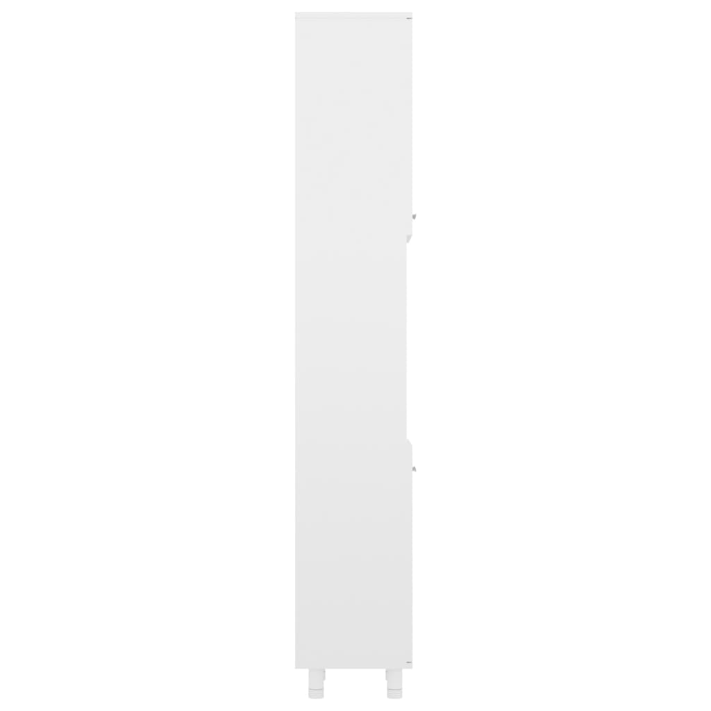 Bathroom Cabinet High Gloss White 30x30x179 cm Chipboard- Bathroom Furniture Sets - HomeShopIreland - Home Shop Ireland - Bathroom Furniture Sets - Bathroom Cabinet High Gloss White 30x30x179 cm Chipboard