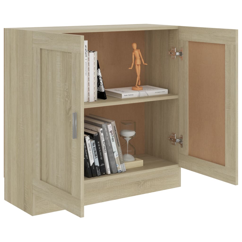 Book Cabinet Sonoma Oak 82.5x30.5x80 cm Chipboard- Bookcases & Standing Shelves - HomeShopIreland - Home Shop Ireland - Bookcases & Standing Shelves - Book Cabinet Sonoma Oak 82.5x30.5x80 cm Chipboard