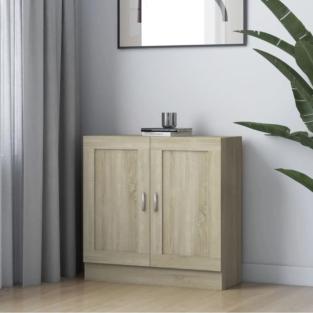 Book Cabinet Sonoma Oak 82.5x30.5x80 cm Chipboard- Bookcases & Standing Shelves - HomeShopIreland - Home Shop Ireland - Bookcases & Standing Shelves - Book Cabinet Sonoma Oak 82.5x30.5x80 cm Chipboard