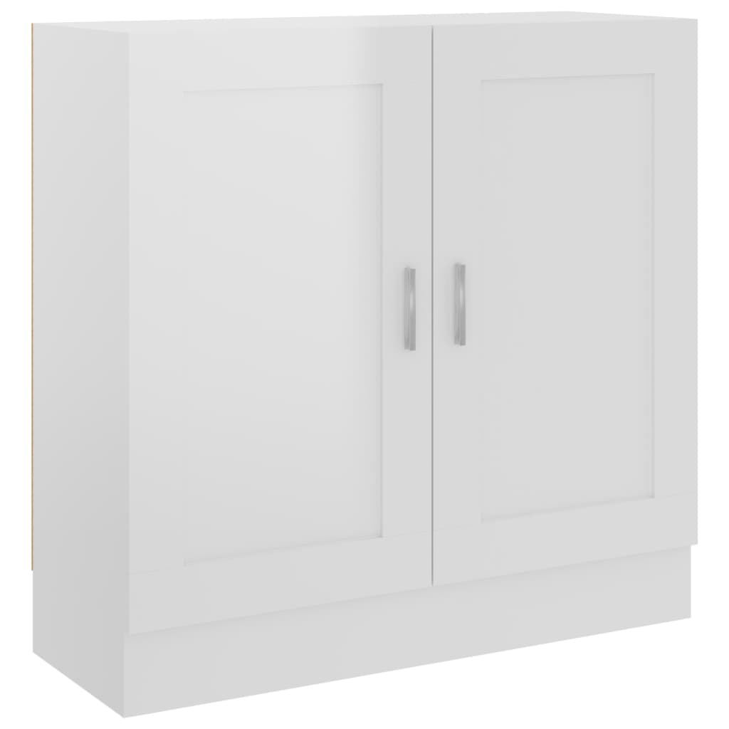 Book Cabinet High Gloss White 82.5x30.5x80 cm Chipboard- Bookcases & Standing Shelves - HomeShopIreland - Home Shop Ireland - Bookcases & Standing Shelves - Book Cabinet High Gloss White 82.5x30.5x80 cm Chipboard