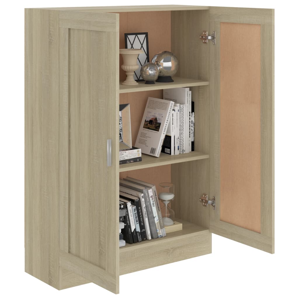 Book Cabinet Sonoma Oak 82.5x30.5x115 cm Chipboard- Bookcases & Standing Shelves - HomeShopIreland - Home Shop Ireland - Bookcases & Standing Shelves - Book Cabinet Sonoma Oak 82.5x30.5x115 cm Chipboard