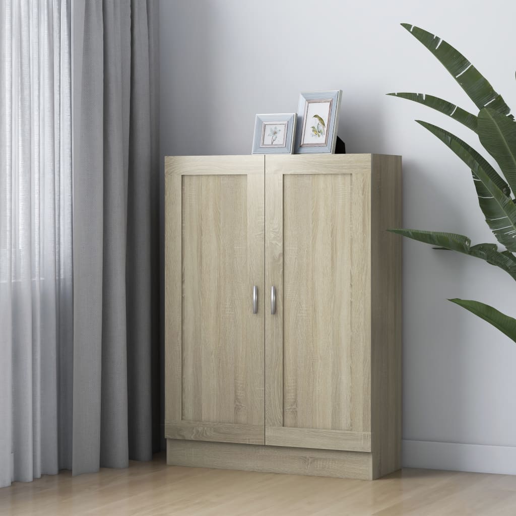 Book Cabinet Sonoma Oak 82.5x30.5x115 cm Chipboard- Bookcases & Standing Shelves - HomeShopIreland - Home Shop Ireland - Bookcases & Standing Shelves - Book Cabinet Sonoma Oak 82.5x30.5x115 cm Chipboard