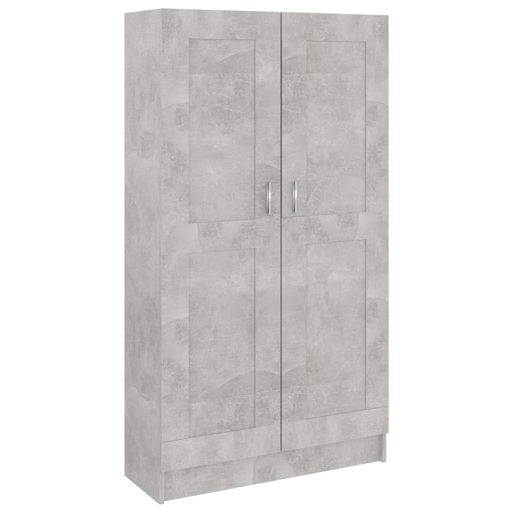 Book Cabinet Concrete Grey 82.5x30.5x150 cm Chipboard- Bookcases & Standing Shelves - HomeShopIreland - Home Shop Ireland - Bookcases & Standing Shelves - Book Cabinet Concrete Grey 82.5x30.5x150 cm Chipboard