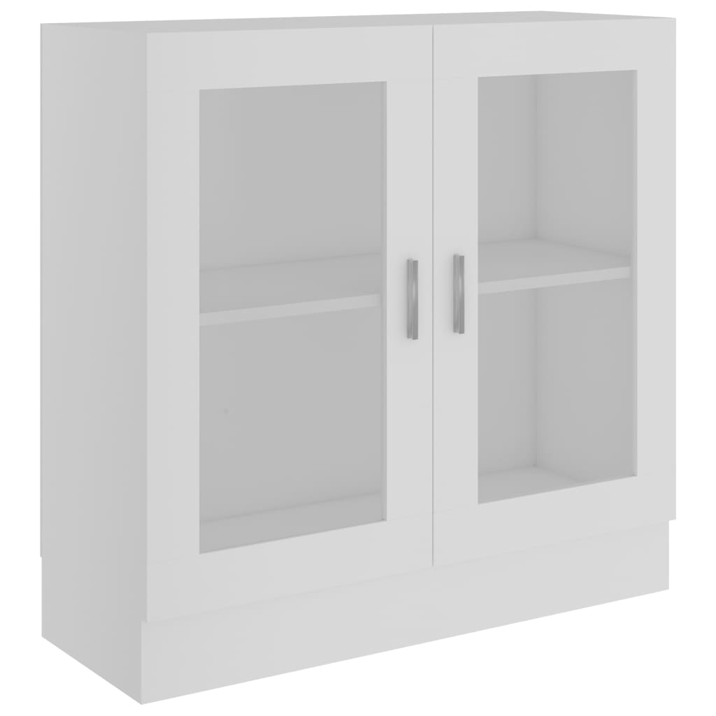 Vitrine Cabinet White 82.5x30.5x80 cm Chipboard- Bookcases & Standing Shelves - HomeShopIreland - Home Shop Ireland - Bookcases & Standing Shelves - Vitrine Cabinet White 82.5x30.5x80 cm Chipboard