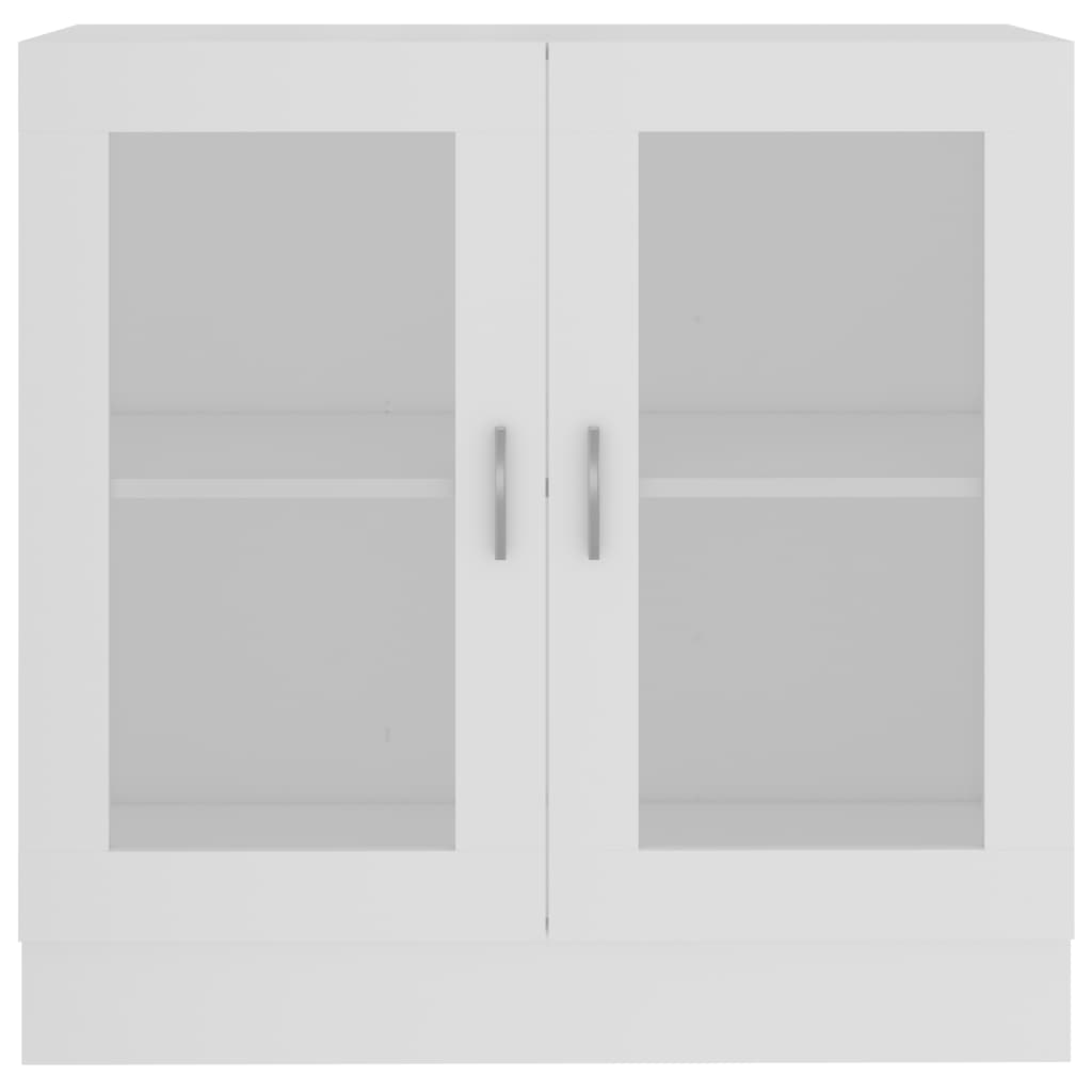 Vitrine Cabinet White 82.5x30.5x80 cm Chipboard- Bookcases & Standing Shelves - HomeShopIreland - Home Shop Ireland - Bookcases & Standing Shelves - Vitrine Cabinet White 82.5x30.5x80 cm Chipboard