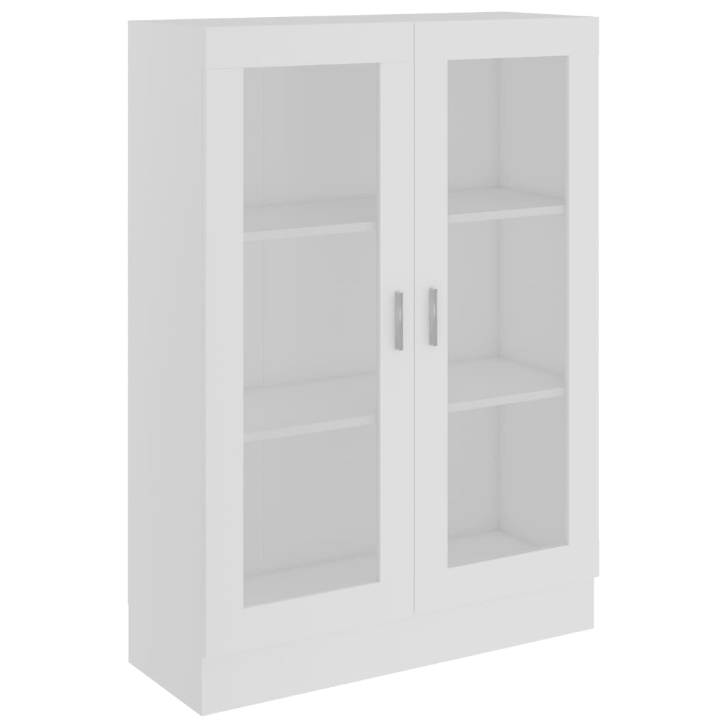 Vitrine Cabinet White 82.5x30.5x115 cm Chipboard- Bookcases & Standing Shelves - HomeShopIreland - Home Shop Ireland - Bookcases & Standing Shelves - Vitrine Cabinet White 82.5x30.5x115 cm Chipboard