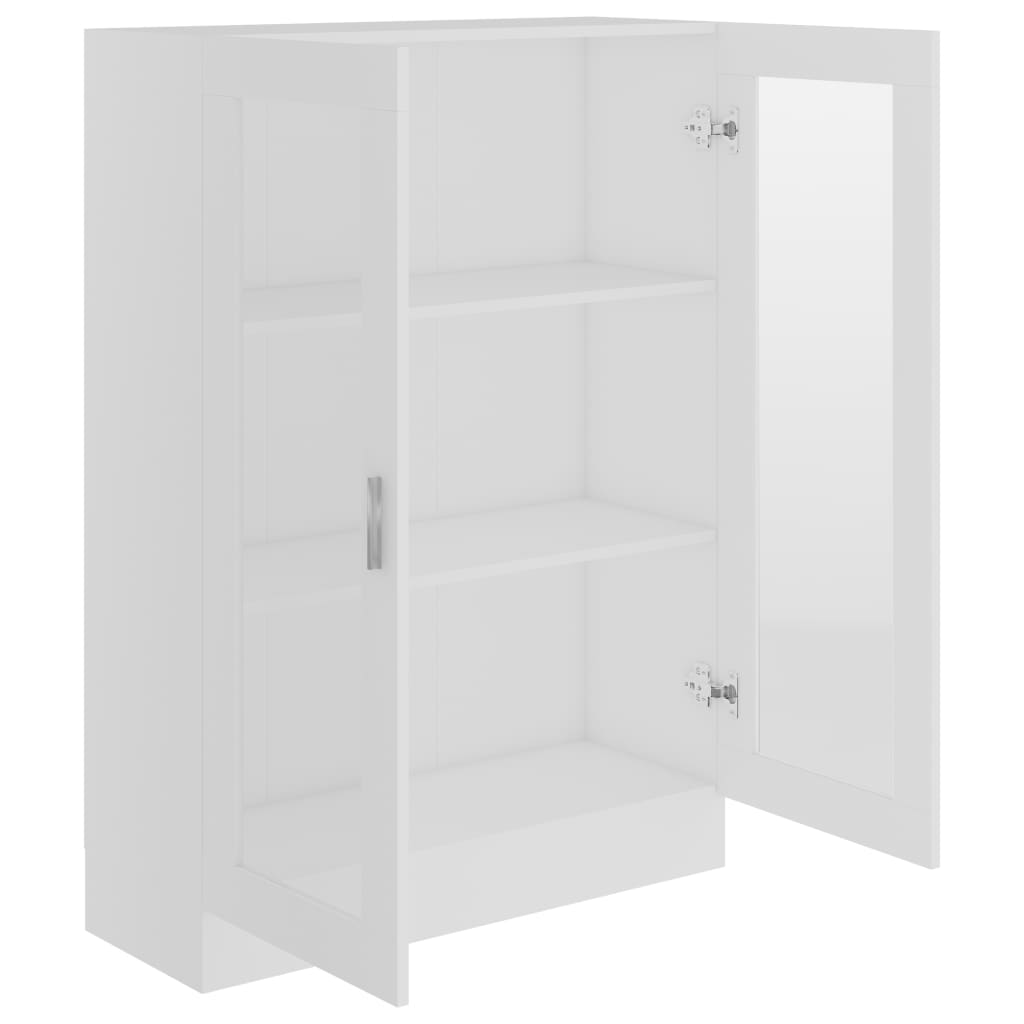 Vitrine Cabinet White 82.5x30.5x115 cm Chipboard- Bookcases & Standing Shelves - HomeShopIreland - Home Shop Ireland - Bookcases & Standing Shelves - Vitrine Cabinet White 82.5x30.5x115 cm Chipboard