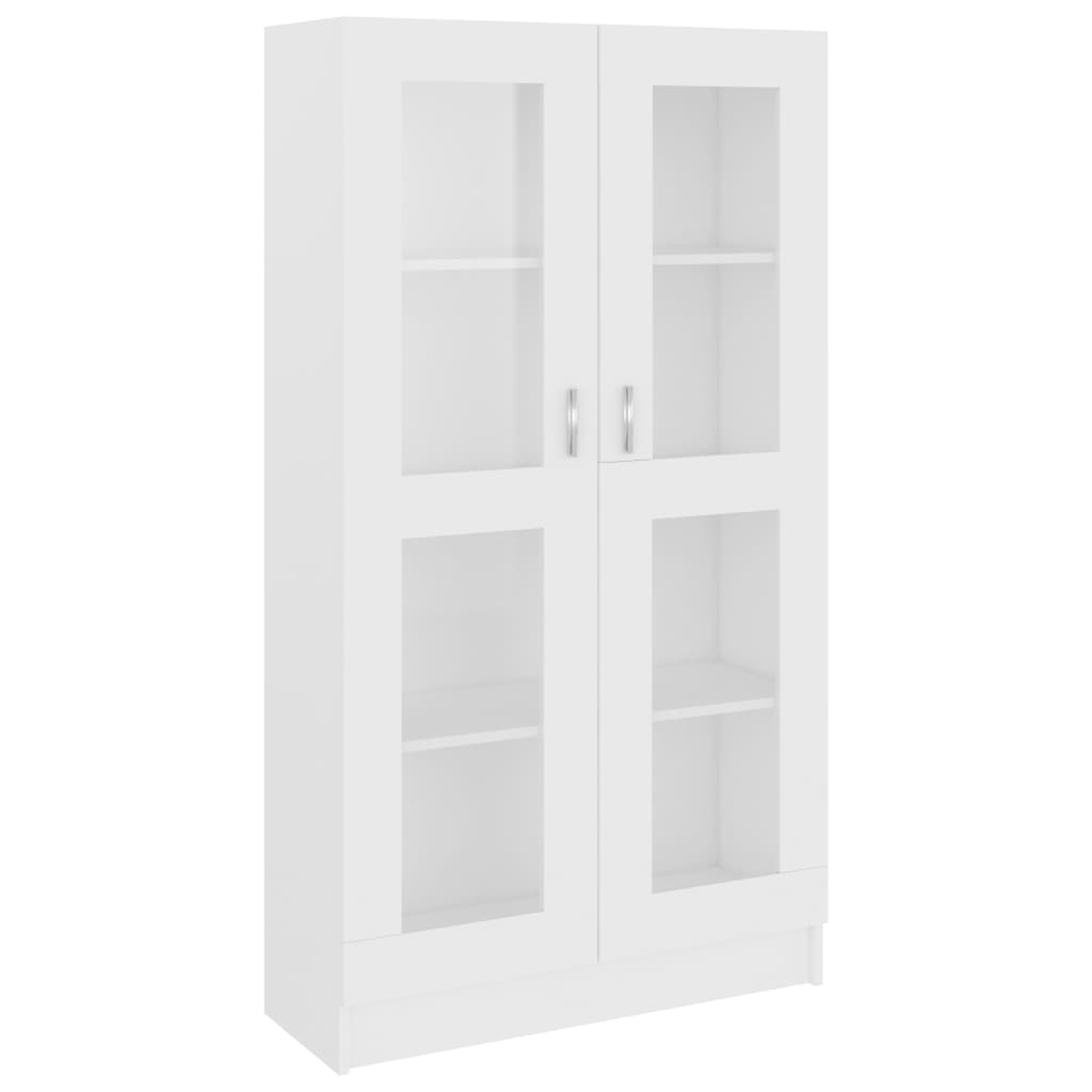 Vitrine Cabinet White 82.5x30.5x150 cm Chipboard- Bookcases & Standing Shelves - HomeShopIreland - Home Shop Ireland - Bookcases & Standing Shelves - Vitrine Cabinet White 82.5x30.5x150 cm Chipboard