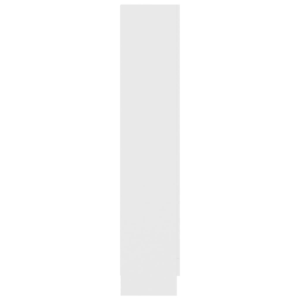 Vitrine Cabinet White 82.5x30.5x150 cm Chipboard- Bookcases & Standing Shelves - HomeShopIreland - Home Shop Ireland - Bookcases & Standing Shelves - Vitrine Cabinet White 82.5x30.5x150 cm Chipboard