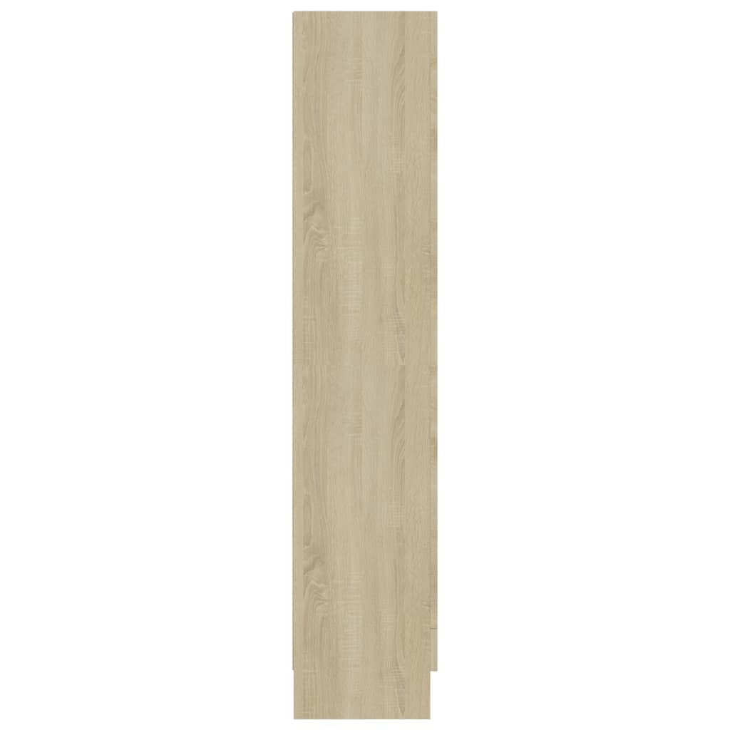 Vitrine Cabinet Sonoma Oak 82.5x30.5x150 cm Chipboard- Bookcases & Standing Shelves - HomeShopIreland - Home Shop Ireland - Bookcases & Standing Shelves - Vitrine Cabinet Sonoma Oak 82.5x30.5x150 cm Chipboard