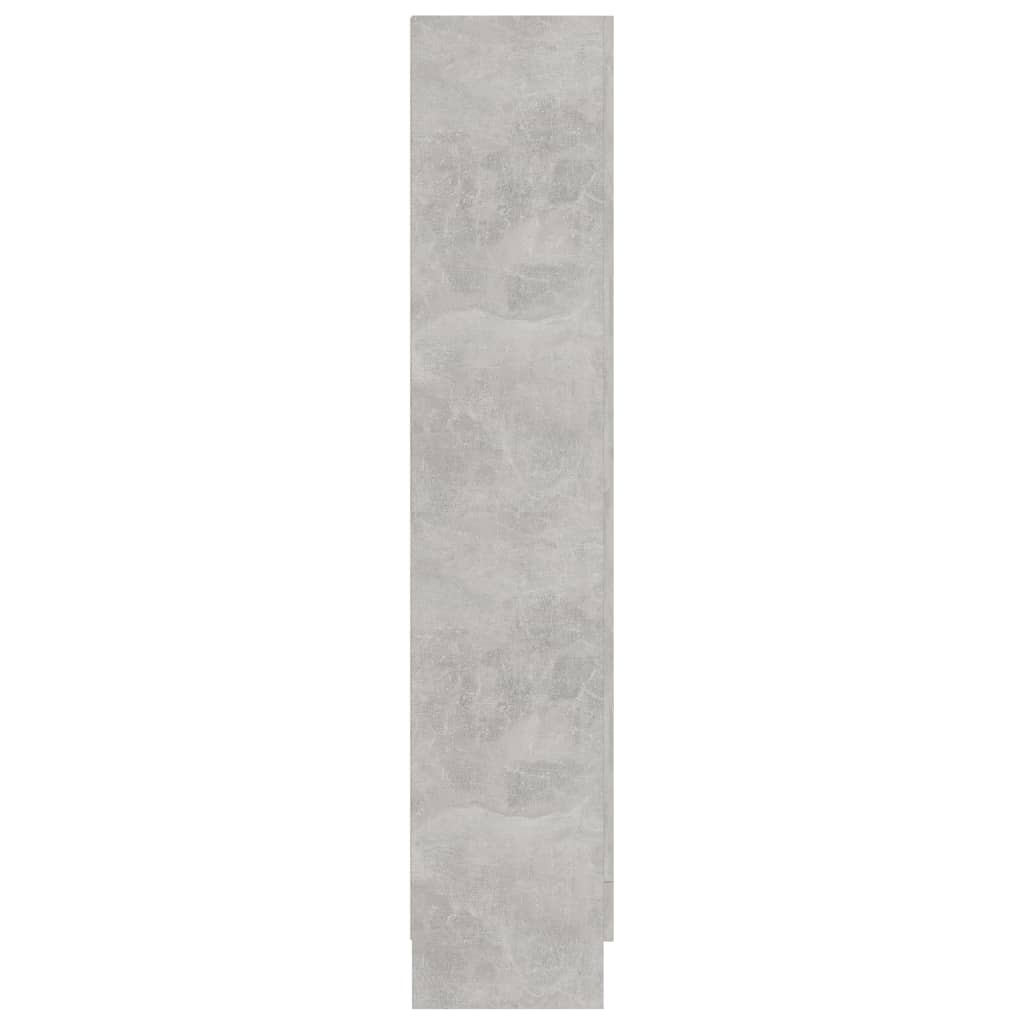 Vitrine Cabinet Concrete Grey 82.5x30.5x150 cm Chipboard- Bookcases & Standing Shelves - HomeShopIreland - Home Shop Ireland - Bookcases & Standing Shelves - Vitrine Cabinet Concrete Grey 82.5x30.5x150 cm Chipboard