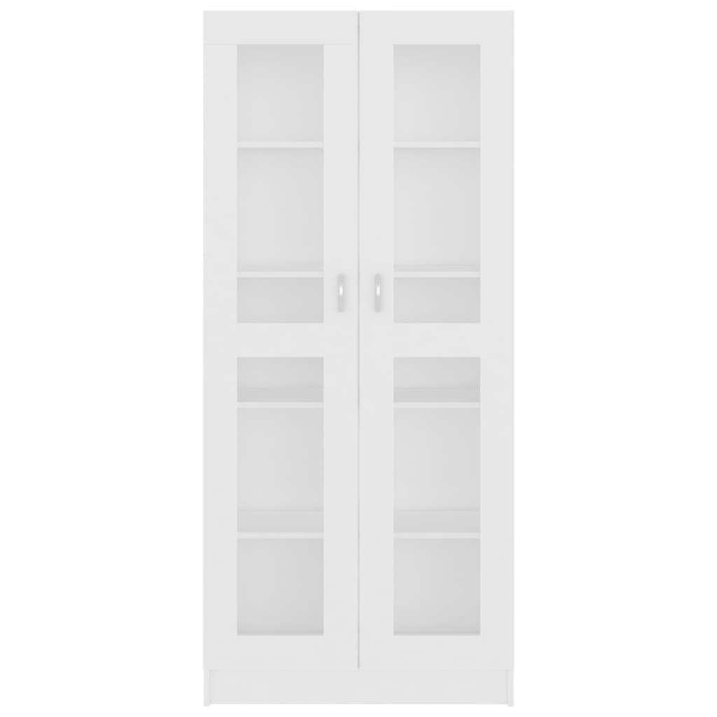 Vitrine Cabinet White 82.5x30.5x185.5 cm Chipboard- Bookcases & Standing Shelves - HomeShopIreland - Home Shop Ireland - Bookcases & Standing Shelves - Vitrine Cabinet White 82.5x30.5x185.5 cm Chipboard
