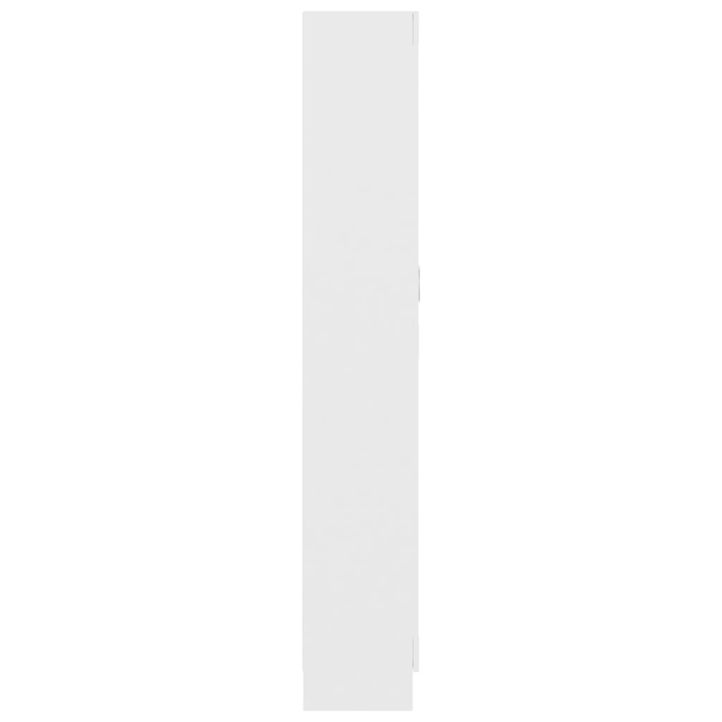 Vitrine Cabinet White 82.5x30.5x185.5 cm Chipboard- Bookcases & Standing Shelves - HomeShopIreland - Home Shop Ireland - Bookcases & Standing Shelves - Vitrine Cabinet White 82.5x30.5x185.5 cm Chipboard
