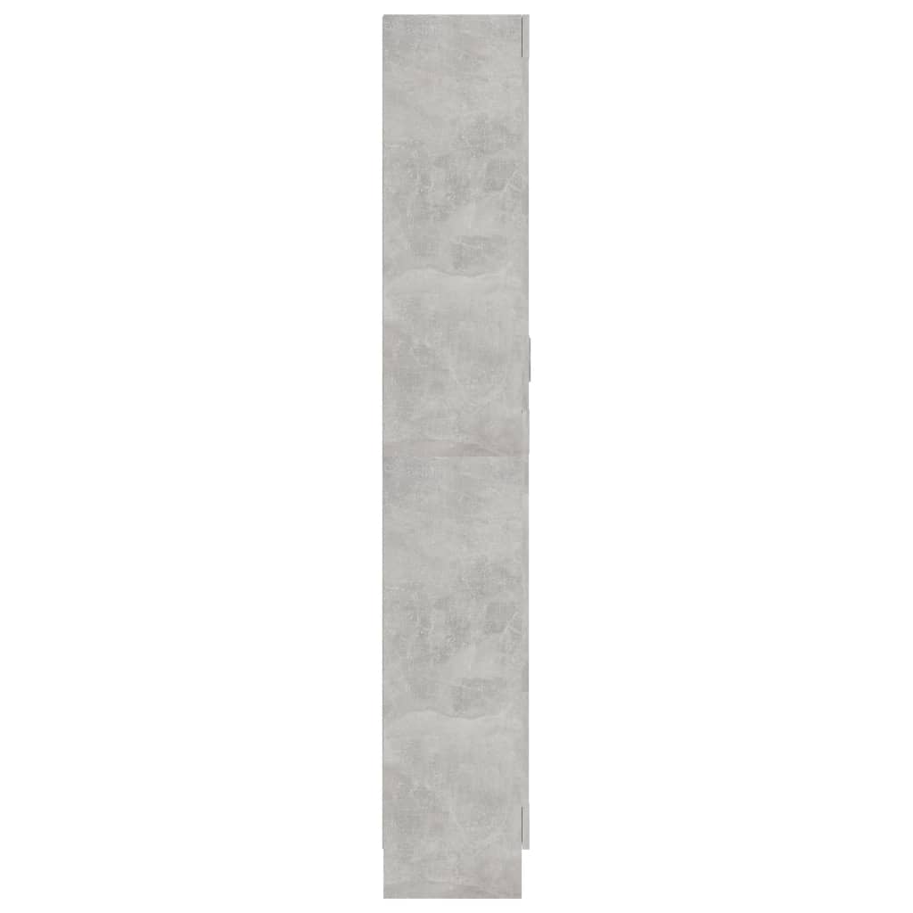 Vitrine Cabinet Concrete Grey 82.5x30.5x185.5 cm Chipboard- Bookcases & Standing Shelves - HomeShopIreland - Home Shop Ireland - Bookcases & Standing Shelves - Vitrine Cabinet Concrete Grey 82.5x30.5x185.5 cm Chipboard