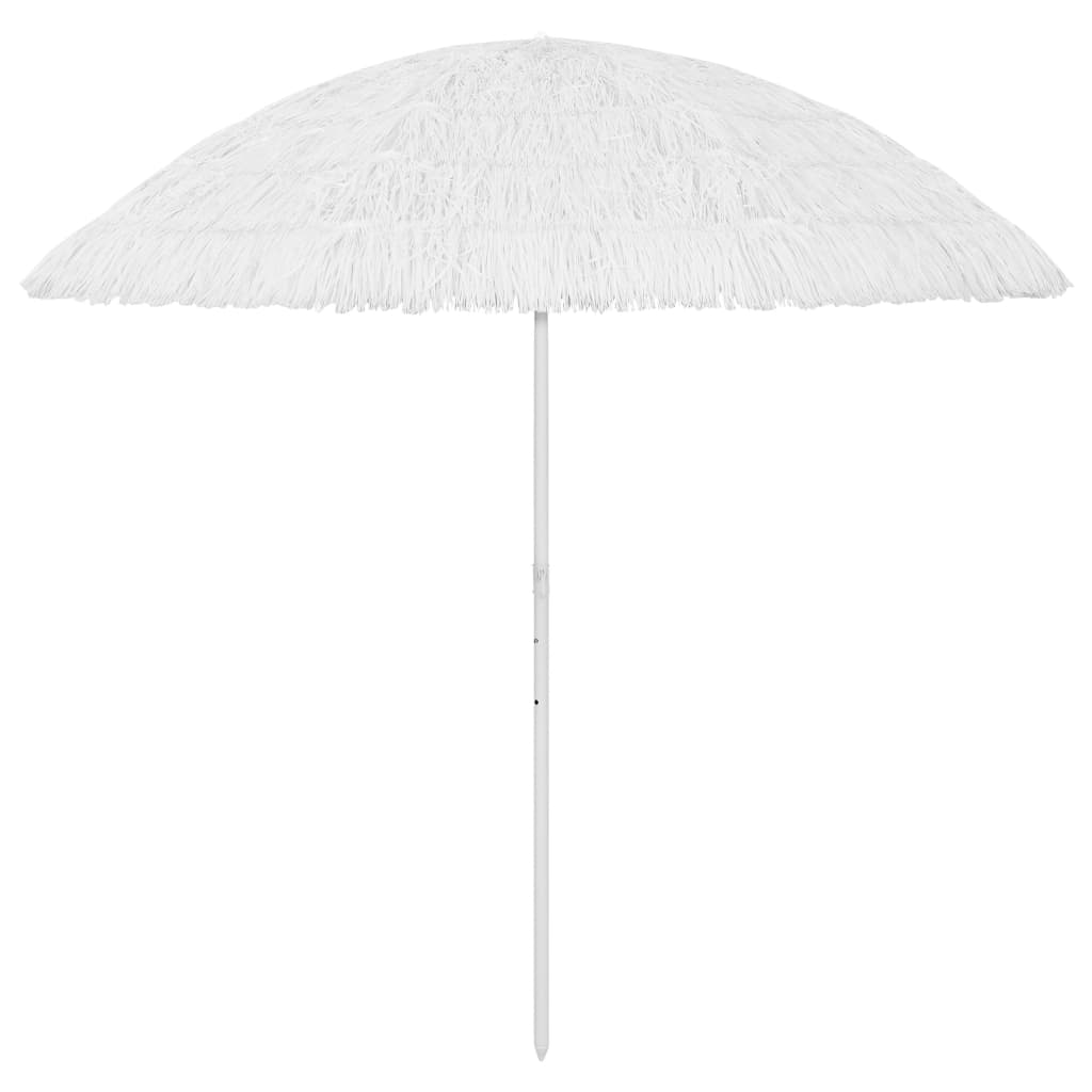 Beach Umbrella White 300 cm- Outdoor Umbrellas & Sunshades - HomeShopIreland - Home Shop Ireland - Outdoor Umbrellas & Sunshades - Beach Umbrella White 300 cm
