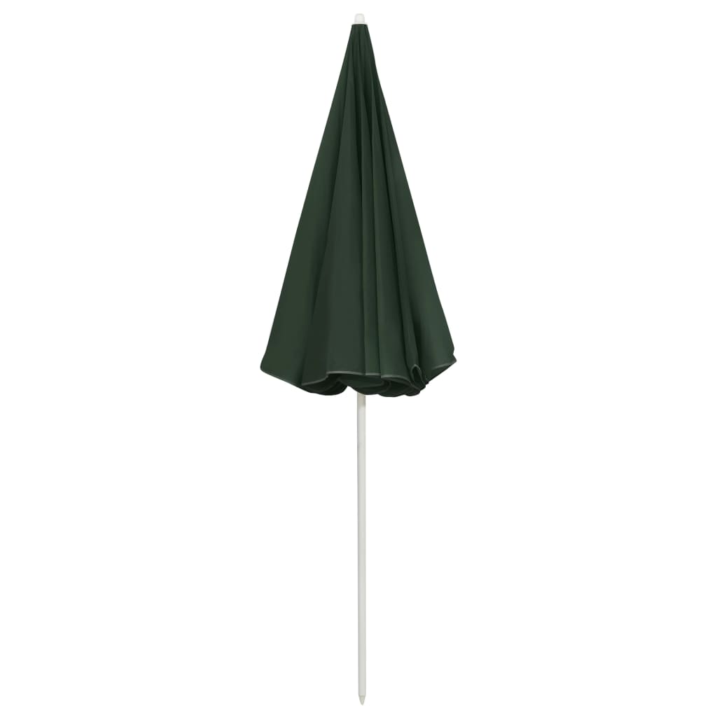 Beach Umbrella Green 240 cm- Outdoor Umbrellas & Sunshades - HomeShopIreland - Home Shop Ireland - Outdoor Umbrellas & Sunshades - Beach Umbrella Green 240 cm