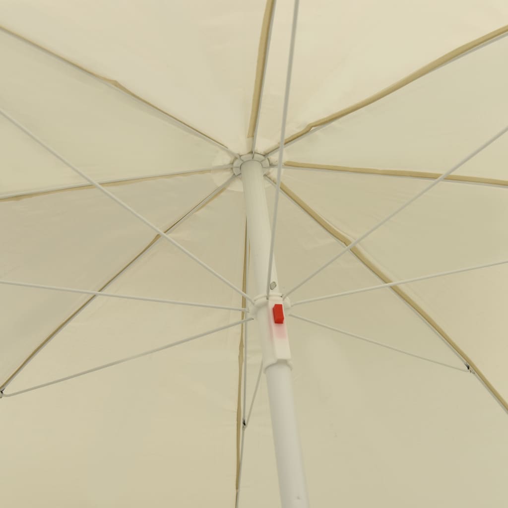 Beach Umbrella Sand Yellow 300 cm- Outdoor Umbrellas & Sunshades - HomeShopIreland - Home Shop Ireland - Outdoor Umbrellas & Sunshades - Beach Umbrella Sand Yellow 300 cm