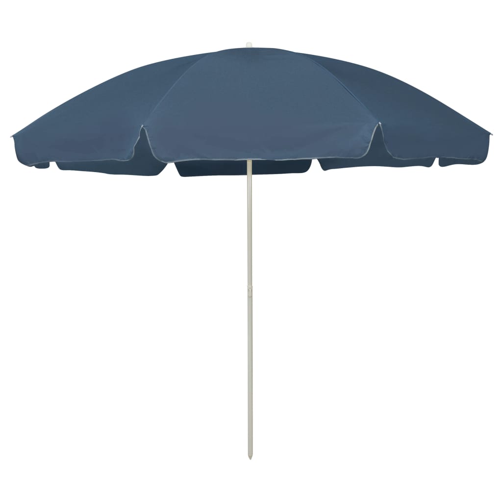 Beach Umbrella Blue 300 cm- Outdoor Umbrellas & Sunshades - HomeShopIreland - Home Shop Ireland - Outdoor Umbrellas & Sunshades - Beach Umbrella Blue 300 cm