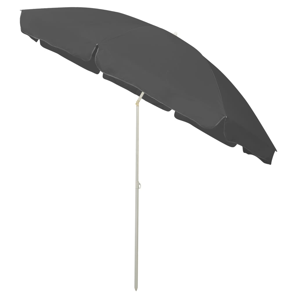 Beach Umbrella Anthracite 300 cm- Outdoor Umbrellas & Sunshades - HomeShopIreland - Home Shop Ireland - Outdoor Umbrellas & Sunshades - Beach Umbrella Anthracite 300 cm