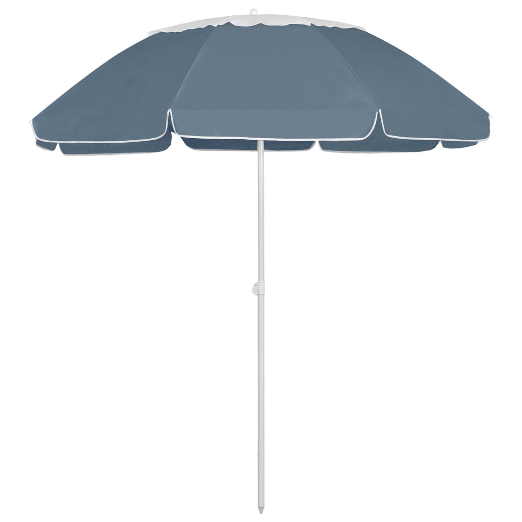 Beach Umbrella Blue 300 cm- Outdoor Umbrellas & Sunshades - HomeShopIreland - Home Shop Ireland - Outdoor Umbrellas & Sunshades - Beach Umbrella Blue 300 cm