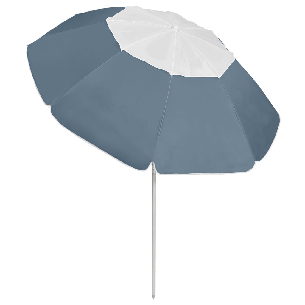 Beach Umbrella Blue 300 cm- Outdoor Umbrellas & Sunshades - HomeShopIreland - Home Shop Ireland - Outdoor Umbrellas & Sunshades - Beach Umbrella Blue 300 cm