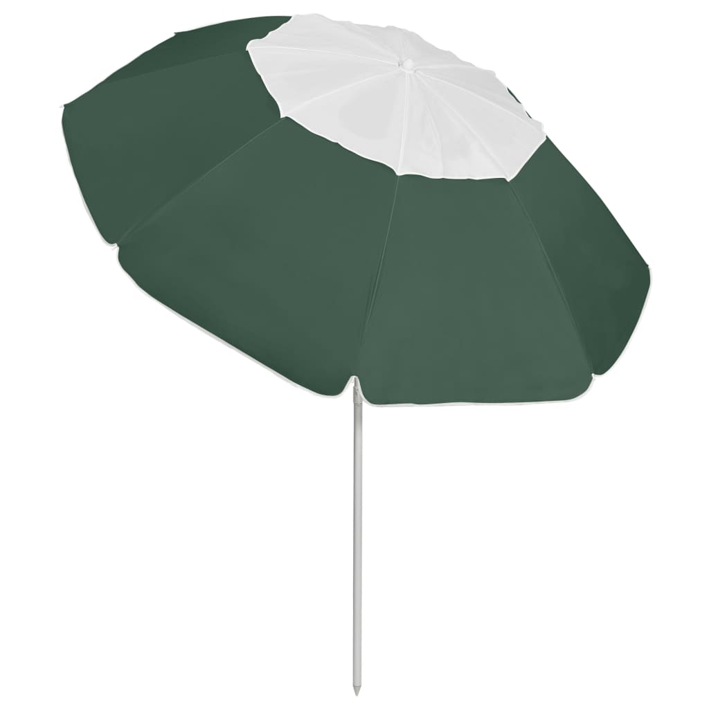 Beach Umbrella Green 300 cm- Outdoor Umbrellas & Sunshades - HomeShopIreland - Home Shop Ireland - Outdoor Umbrellas & Sunshades - Beach Umbrella Green 300 cm