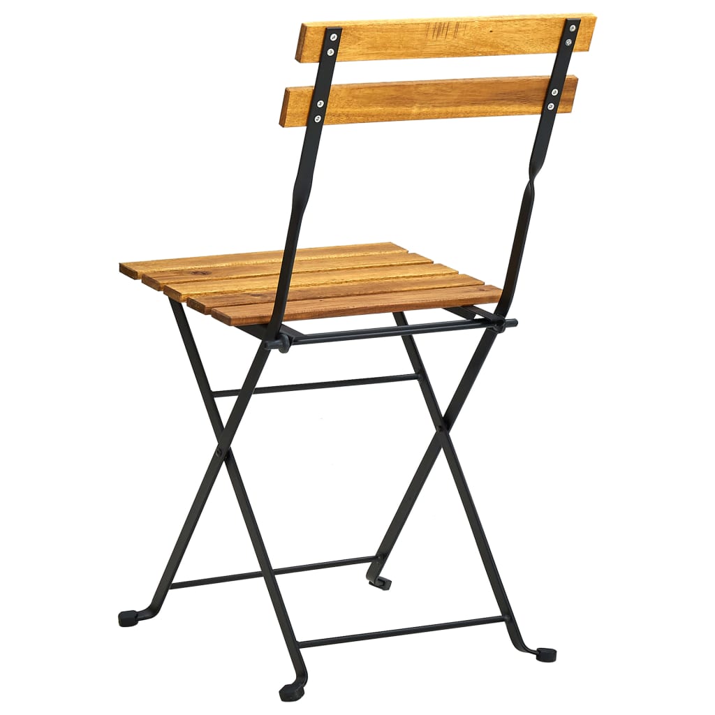 3 Piece Folding Bistro Set Solid Acacia Wood- Outdoor Furniture Sets - HomeShopIreland - Home Shop Ireland - Outdoor Furniture Sets - 3 Piece Folding Bistro Set Solid Acacia Wood