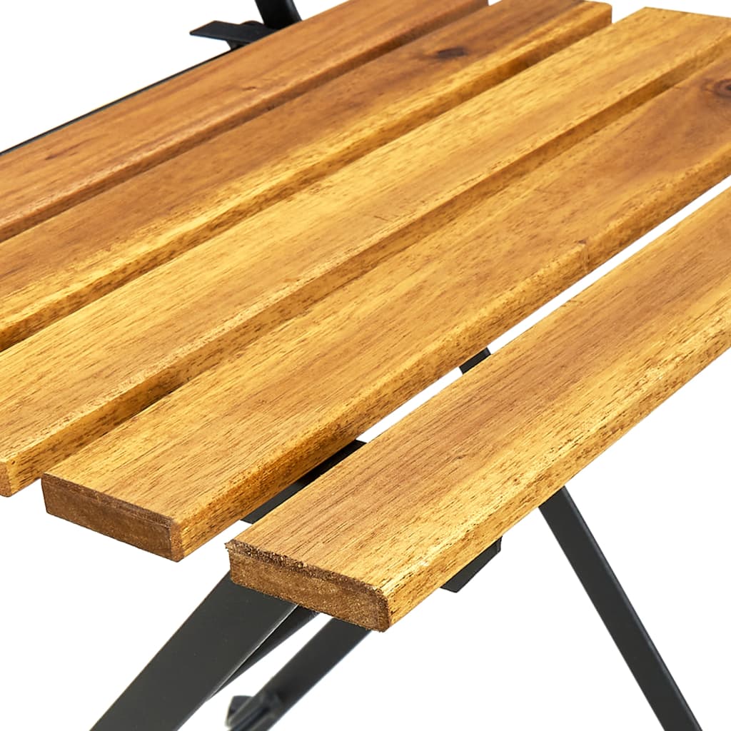3 Piece Folding Bistro Set Solid Acacia Wood- Outdoor Furniture Sets - HomeShopIreland - Home Shop Ireland - Outdoor Furniture Sets - 3 Piece Folding Bistro Set Solid Acacia Wood
