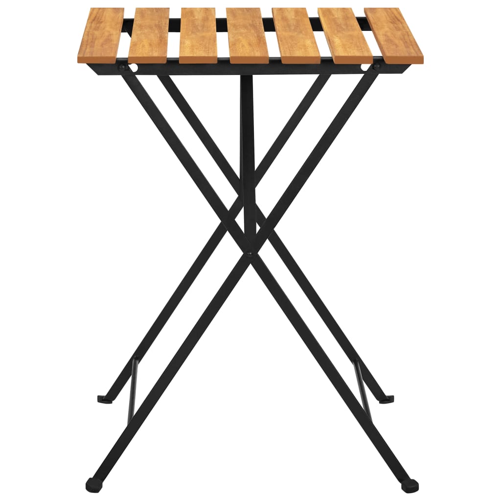 3 Piece Folding Bistro Set Solid Acacia Wood- Outdoor Furniture Sets - HomeShopIreland - Home Shop Ireland - Outdoor Furniture Sets - 3 Piece Folding Bistro Set Solid Acacia Wood