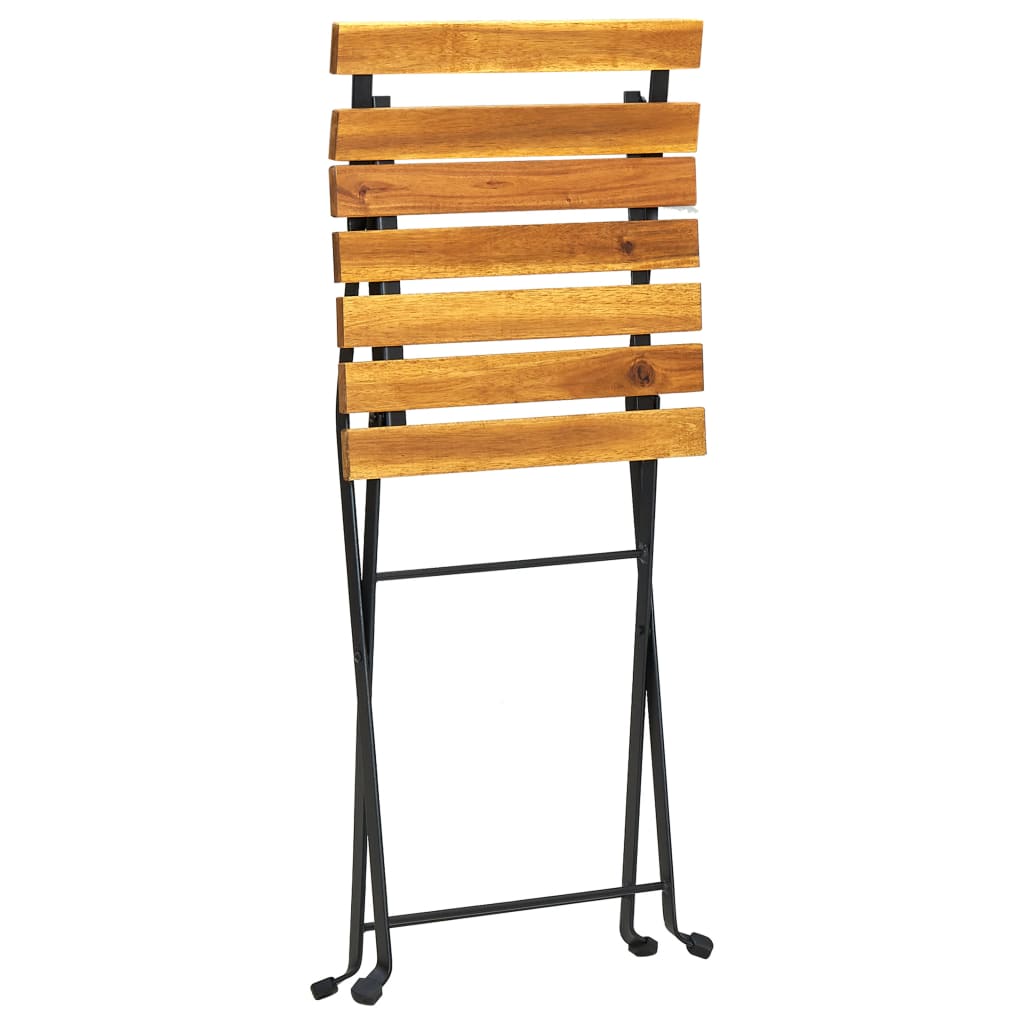Folding Bistro Chair 4 pcs Solid Acacia Wood- Outdoor Chairs - HomeShopIreland - Home Shop Ireland - Outdoor Chairs - Folding Bistro Chair 4 pcs Solid Acacia Wood