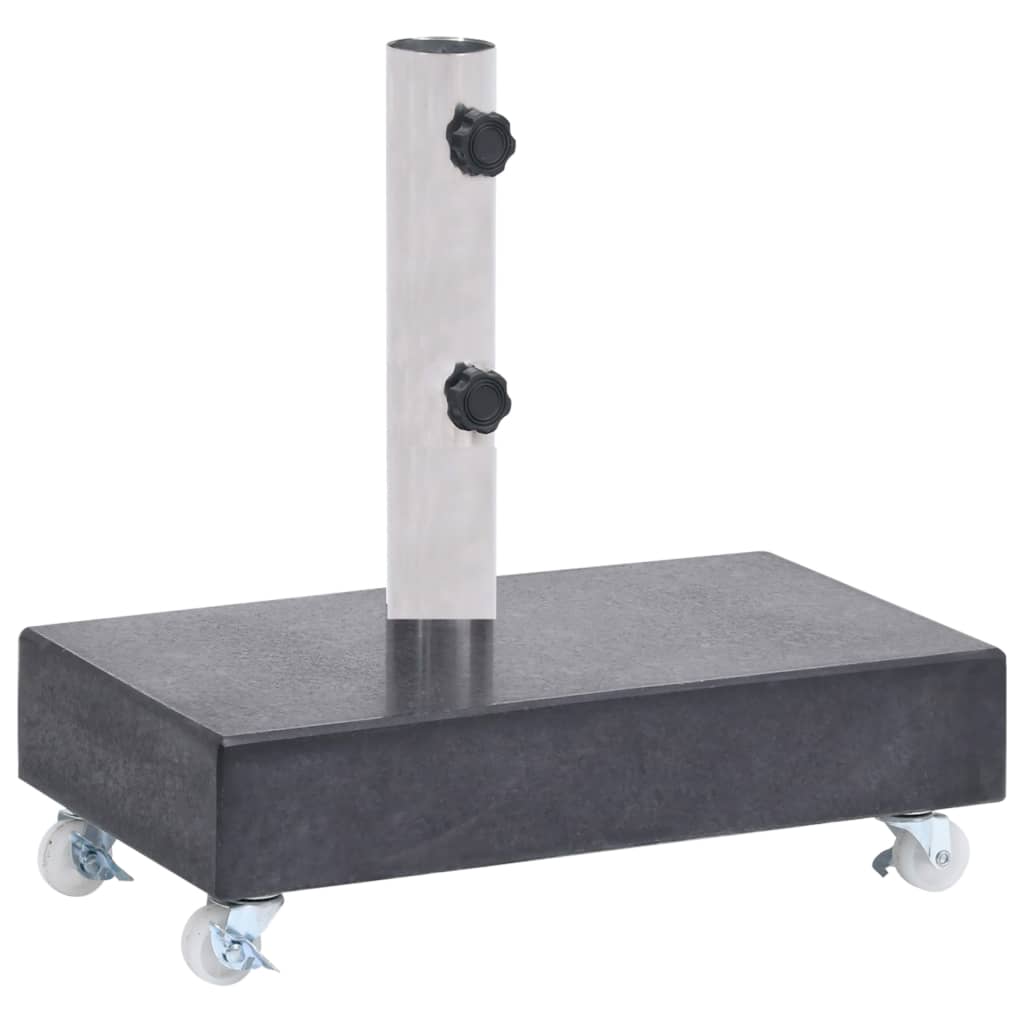 Umbrella Base Black 45x25x8 cm Granite- Outdoor Umbrella Bases - HomeShopIreland - Home Shop Ireland - Outdoor Umbrella Bases - Umbrella Base Black 45x25x8 cm Granite