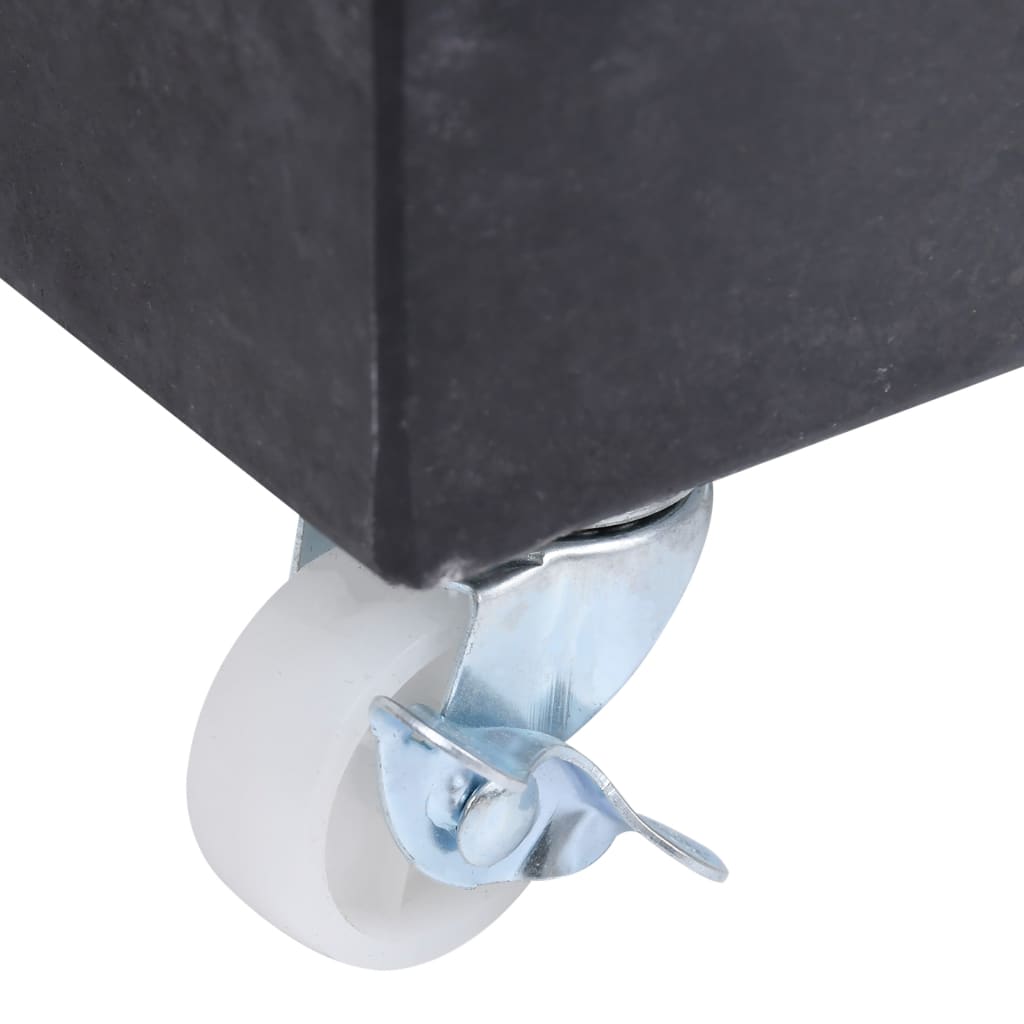 Umbrella Base Black 45x25x8 cm Granite- Outdoor Umbrella Bases - HomeShopIreland - Home Shop Ireland - Outdoor Umbrella Bases - Umbrella Base Black 45x25x8 cm Granite