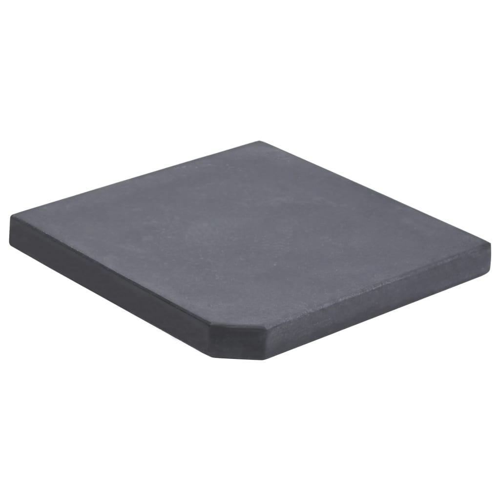 Umbrella Base Black 47x47x4.5 cm Granite- Outdoor Umbrella Bases - HomeShopIreland - Home Shop Ireland - Outdoor Umbrella Bases - Umbrella Base Black 47x47x4.5 cm Granite