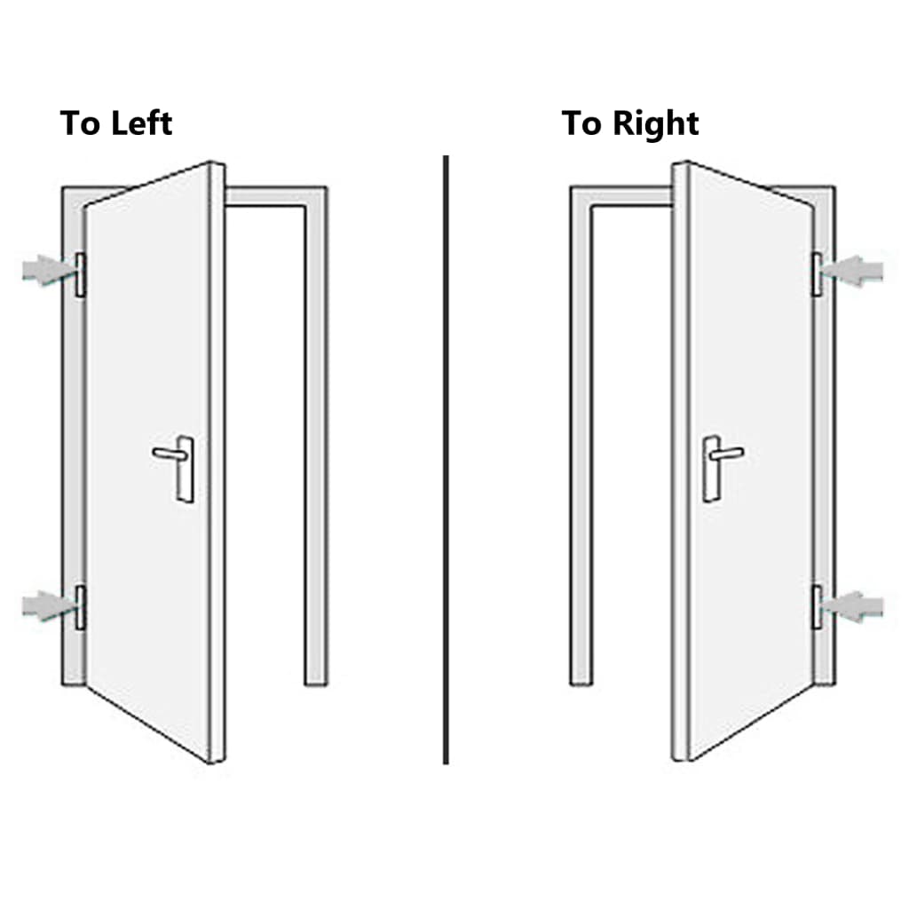 Front Door Aluminium and PVC White 110x210 cm- Home Doors - HomeShopIreland - Home Shop Ireland - Home Doors - Front Door Aluminium and PVC White 110x210 cm