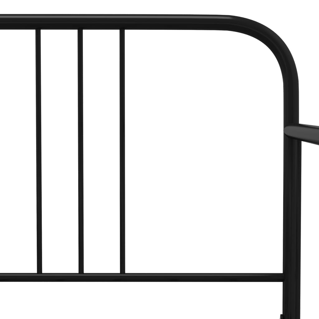 Sofa Bed Frame Black Metal 90x200 cm- Beds & Bed Frames - HomeShopIreland - Home Shop Ireland - Beds & Bed Frames - Sofa Bed Frame Black Metal 90x200 cm