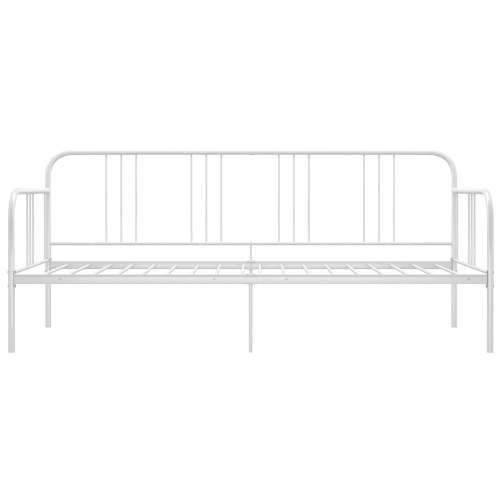 Sofa Bed Frame White Metal 90x200 cm- Beds & Bed Frames - HomeShopIreland - Home Shop Ireland - Beds & Bed Frames - Sofa Bed Frame White Metal 90x200 cm