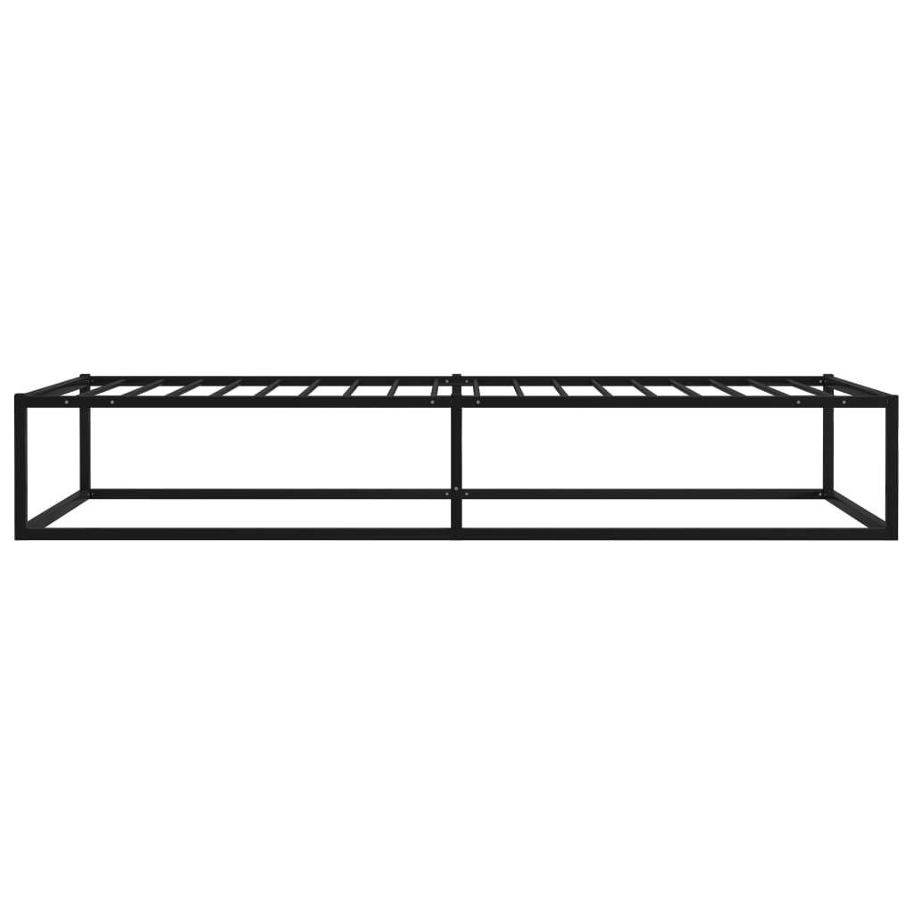 Bed Frame Black Metal 90x200 cm- Beds & Bed Frames - HomeShopIreland - Home Shop Ireland - Beds & Bed Frames - Bed Frame Black Metal 90x200 cm