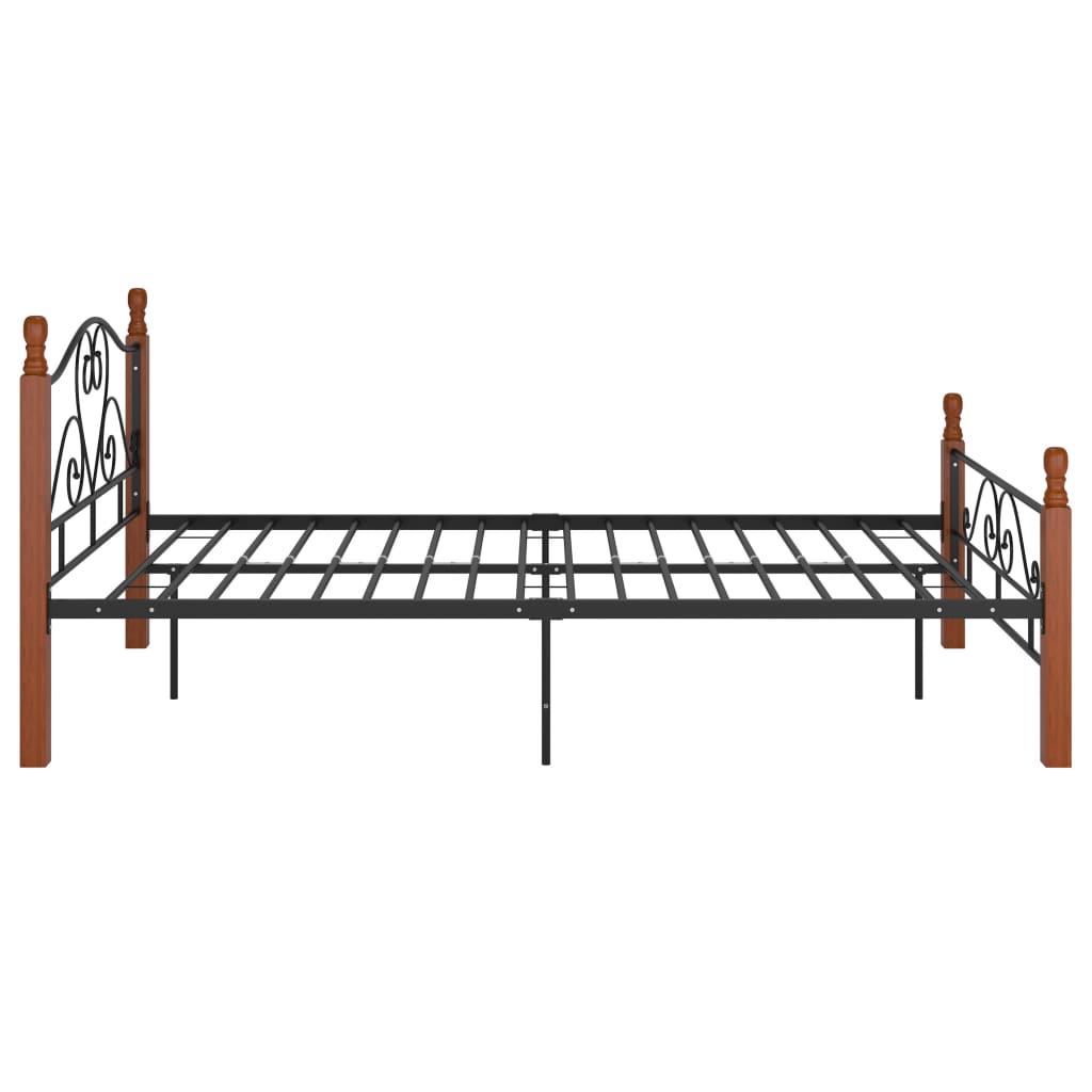 Bed Frame Black Metal 120x200 cm- Beds & Bed Frames - HomeShopIreland - Home Shop Ireland - Beds & Bed Frames - Bed Frame Black Metal 120x200 cm