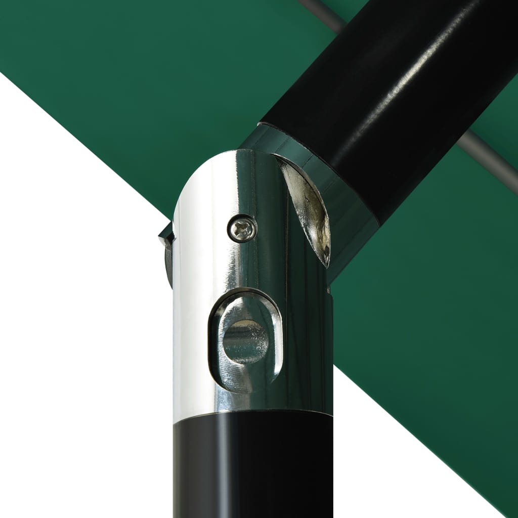 3-Tier Parasol with Aluminium Pole Green 3.5 m- Outdoor Umbrellas & Sunshades - HomeShopIreland - Home Shop Ireland - Outdoor Umbrellas & Sunshades - 3-Tier Parasol with Aluminium Pole Green 3.5 m