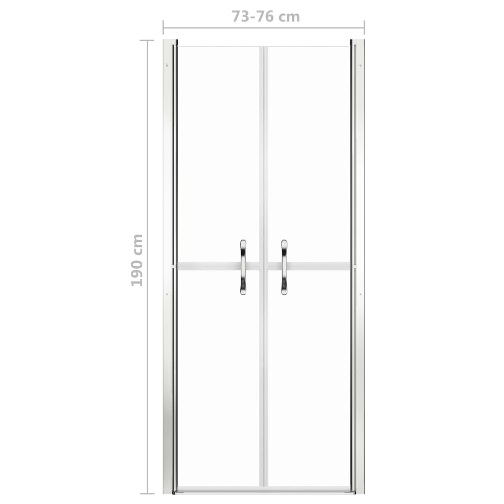Shower Door Clear ESG 76x190 cm- Shower Doors & Enclosures - HomeShopIreland - Home Shop Ireland - Shower Doors & Enclosures - Shower Door Clear ESG 76x190 cm