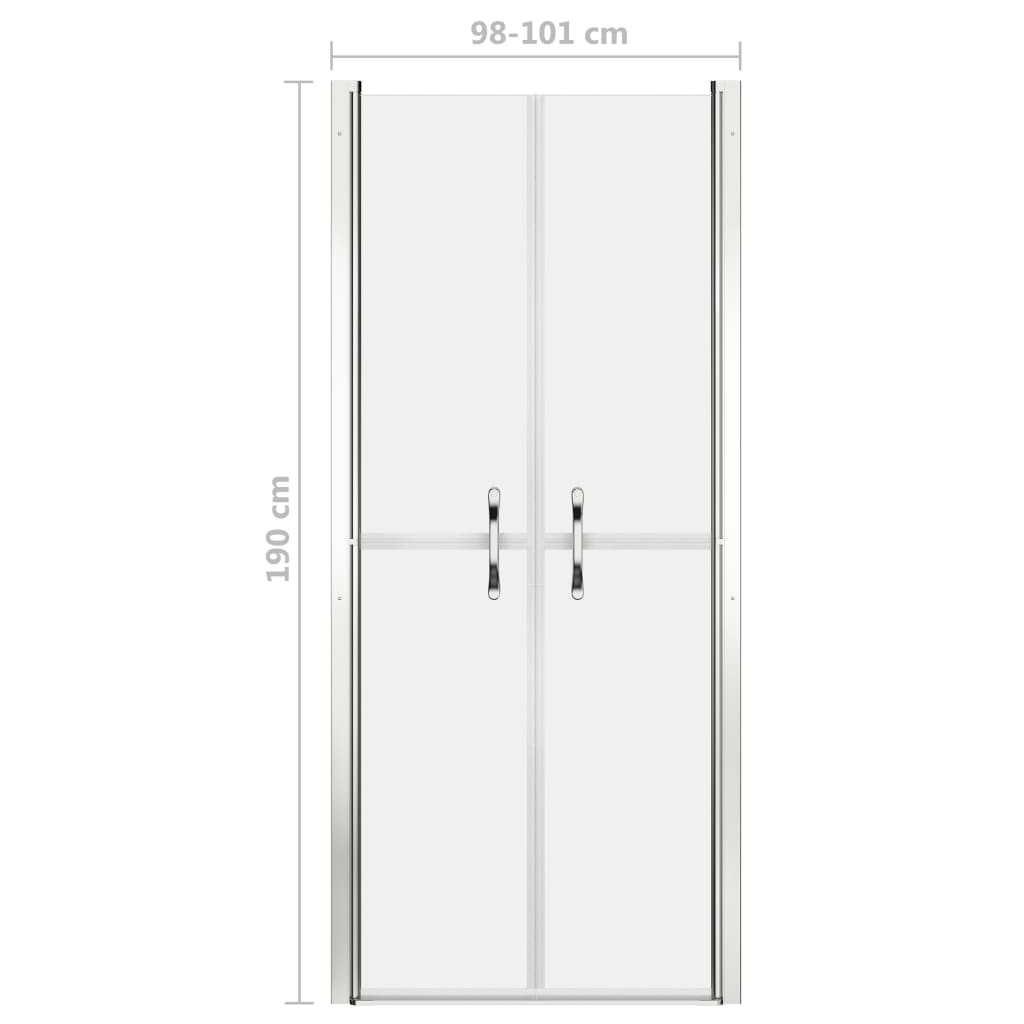 Shower Door Frosted ESG 101x190 cm- Shower Doors & Enclosures - HomeShopIreland - Home Shop Ireland - Shower Doors & Enclosures - Shower Door Frosted ESG 101x190 cm